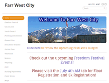 Tablet Screenshot of farrwestcity.net